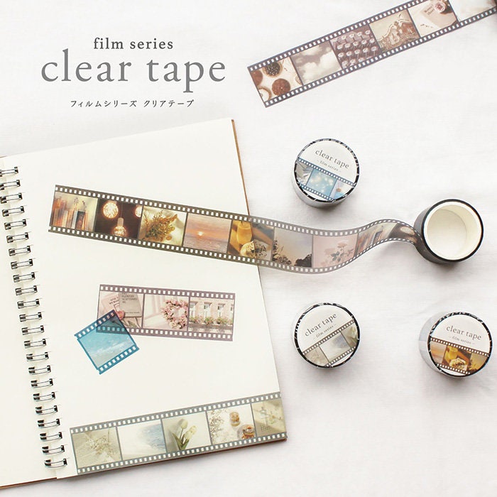 PET Clear tape -film series "brown"-