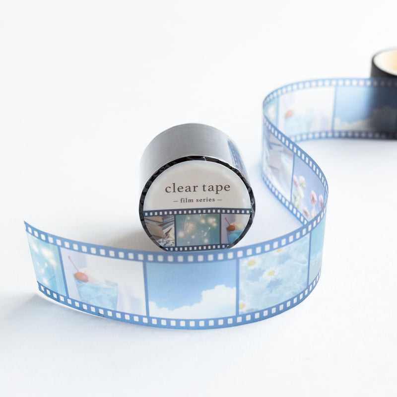 PET Clear tape -film series "blue"-