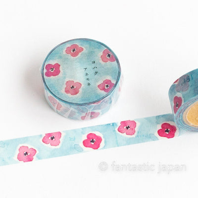 YOHAKU Washi Tape -Y-048 anemone-