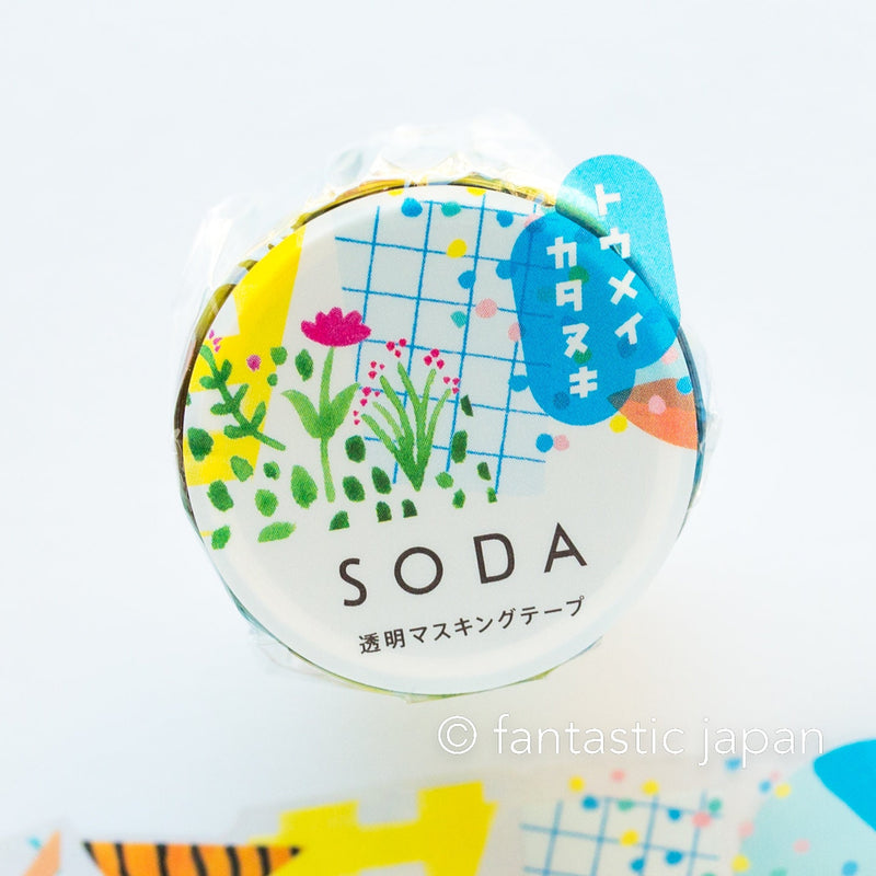Clear tape -SODA "collage"-