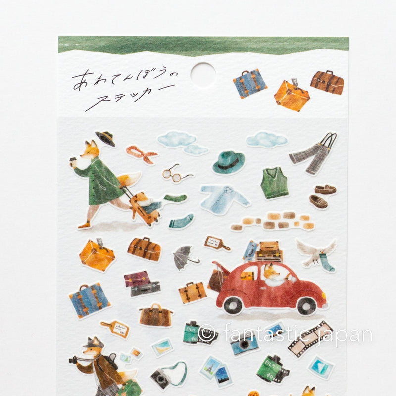 Sticker -hasty animals "traveller&