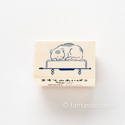 The buddy of masking tapes -signboard cat-