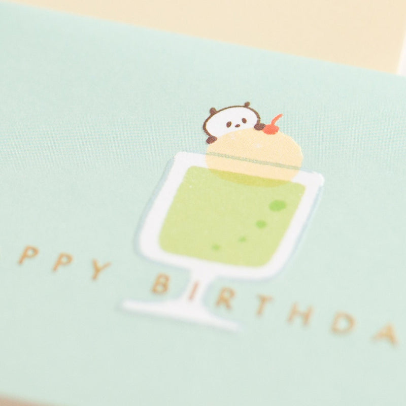 mizutama mini  card -happy birthday-