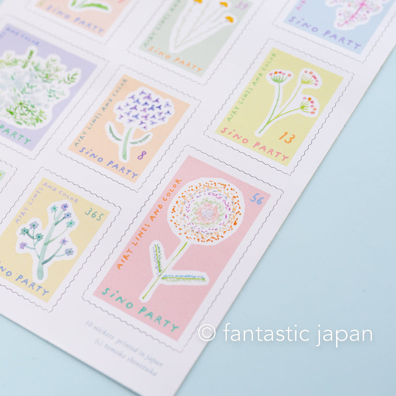 Sticker -Like a Flower Stamp- by tomoko shinozuka
