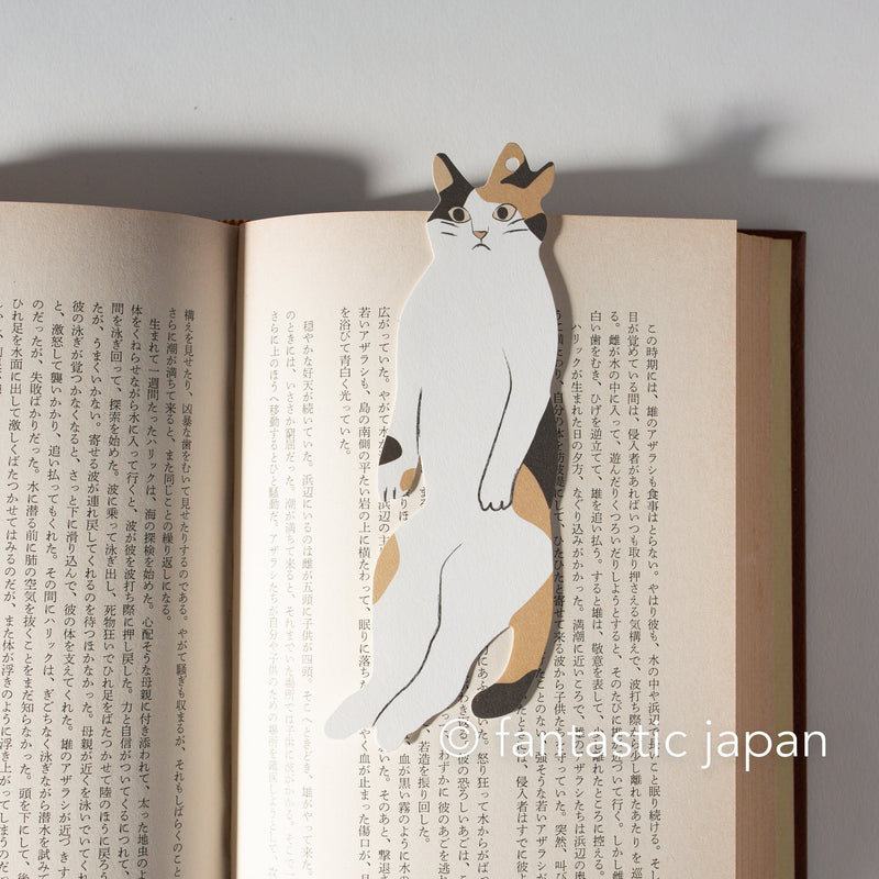 Gift tag -grabbing cat by neck- by hanakagoya