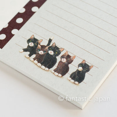 Pottering Cat mini notes -dot mini notebook-
