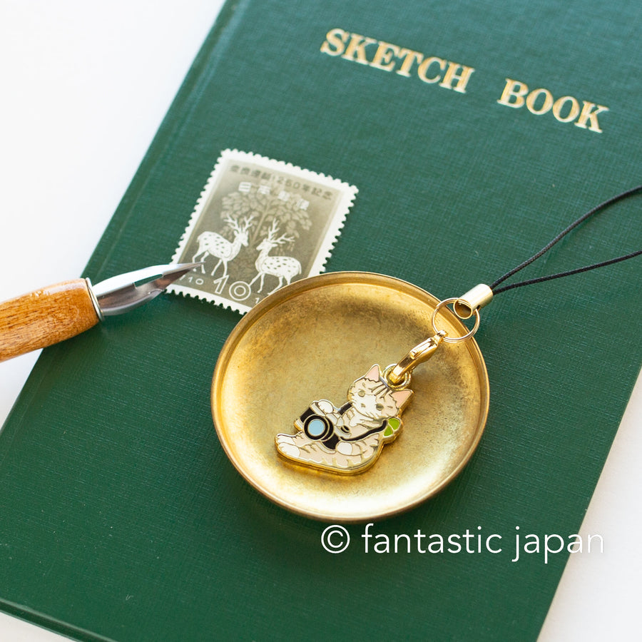 ストラップ Nekobus tail key charm chainette-charms-chatbus-