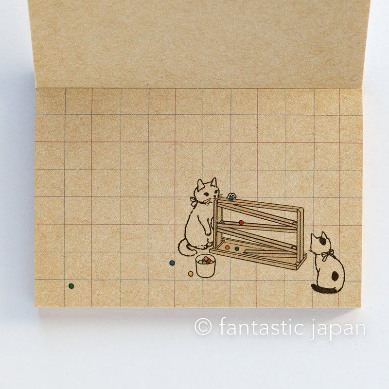 Pottering Cat mini notes -rolling ball  notes-