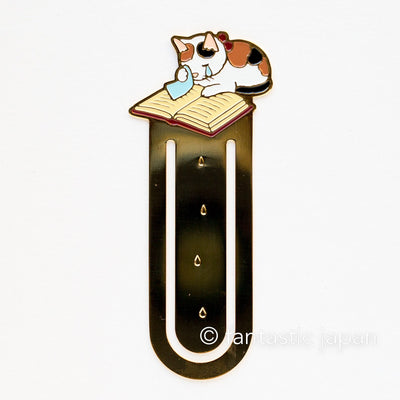 Pottering Cat bookmark -crying-