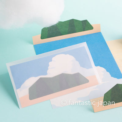 Mountain Landscape Letter Set -south-
