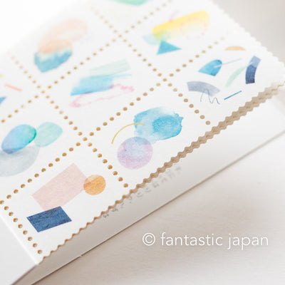 KITTA postage stamp style stickers - KITT006  stamp-style "nuance" -