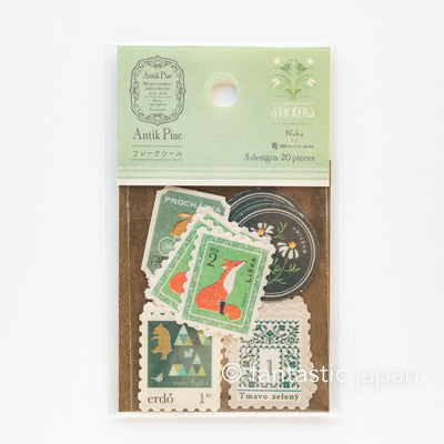 Flake sticker -Antik piac  "Vert"-