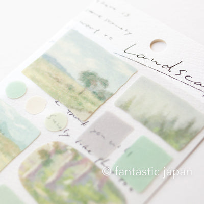Sticker -Land scape "light in the forest"-