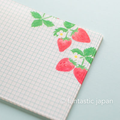 Memo pad -YOKOPPITSU "strawberry"- / Furukawa Shiko /