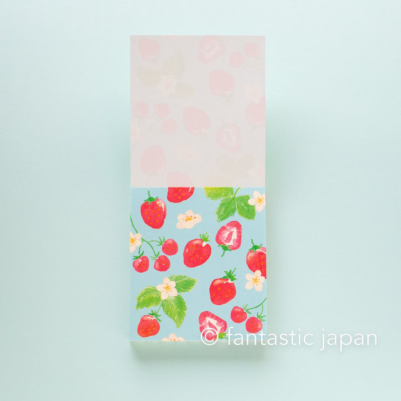 Memo pad -strawberry field- / Furukawa Shiko /