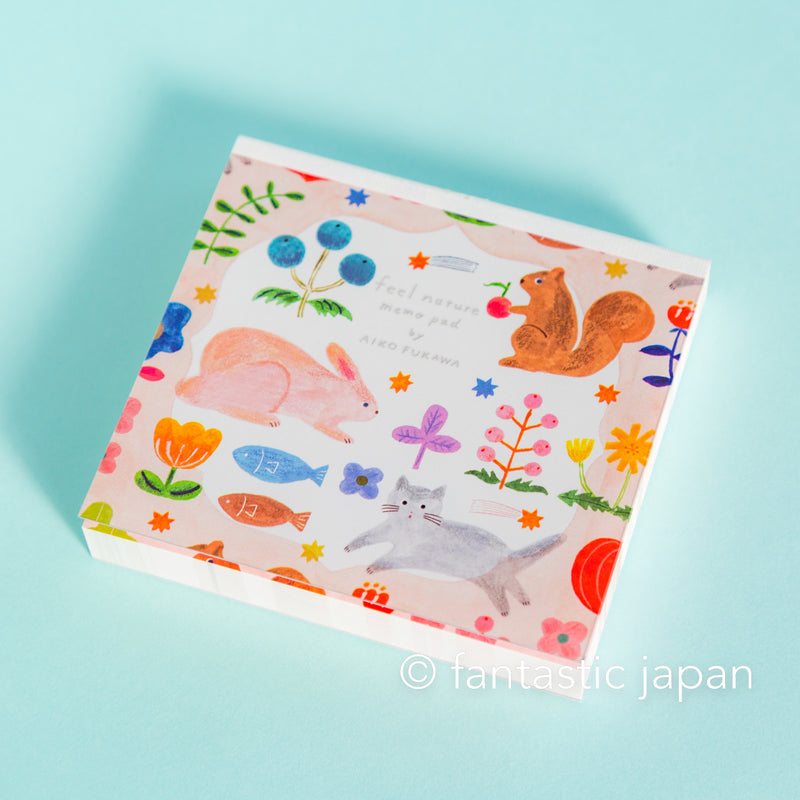Block memo pad -feel nature- by Aiko Fukawa / cozyca products