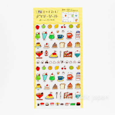 Daily schedule sticker -food log-