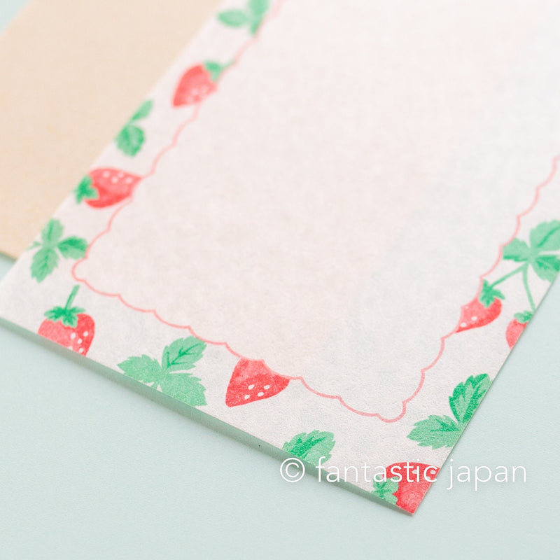 Washi mini letter set -osanpo "Strawberry"-