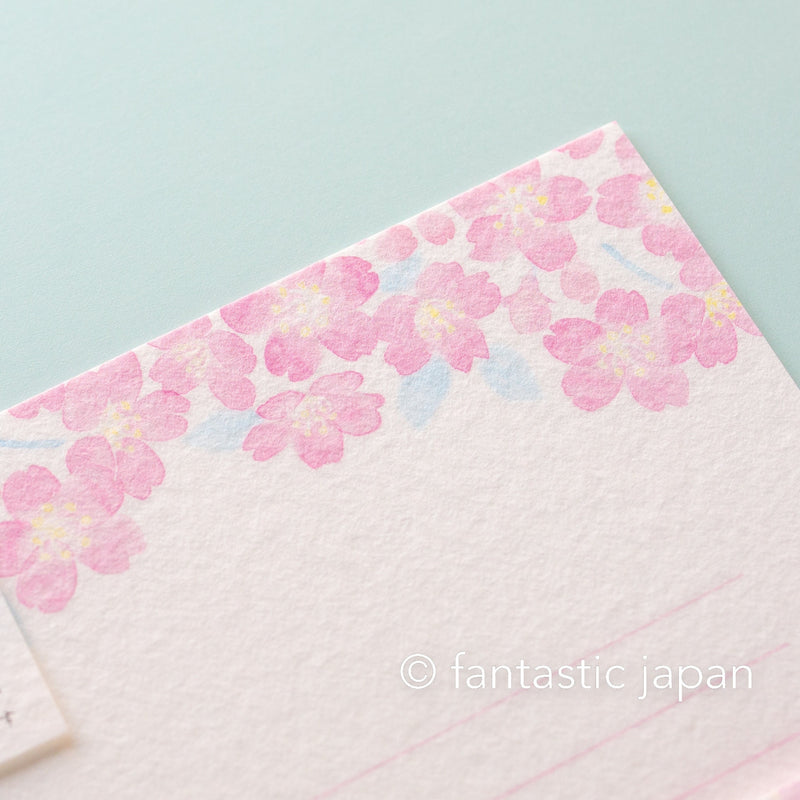 Japanese washi letter writing set -Cherry blossom- / today&