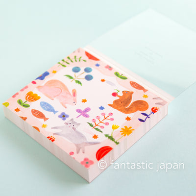 Block memo pad -feel nature- by Aiko Fukawa / cozyca products