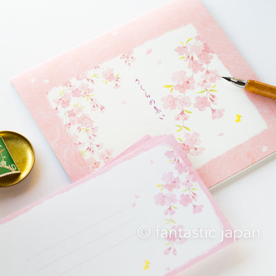 Letter Pad and Envelopes -Cherry blossom season-
