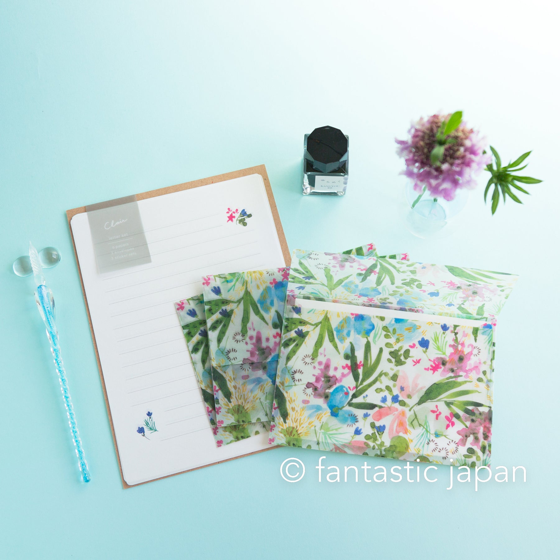 Translucent letter set -Clair LTS-026- – Fantastic Japan