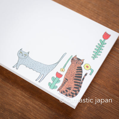 Letter Paper -cat & flower- by kamiya kanako