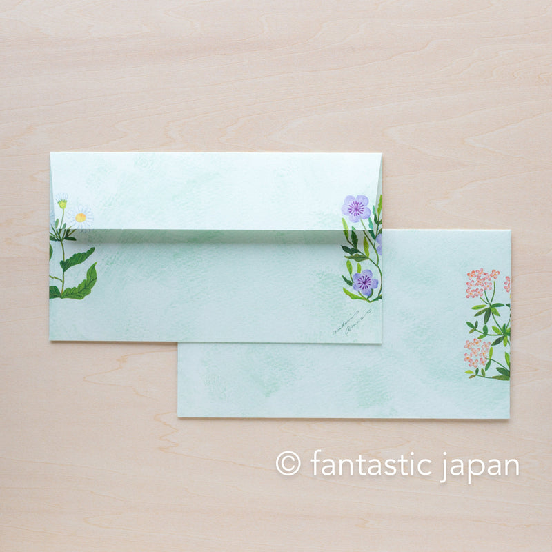 Japanese Letter Set -fleur- by Midori Asano