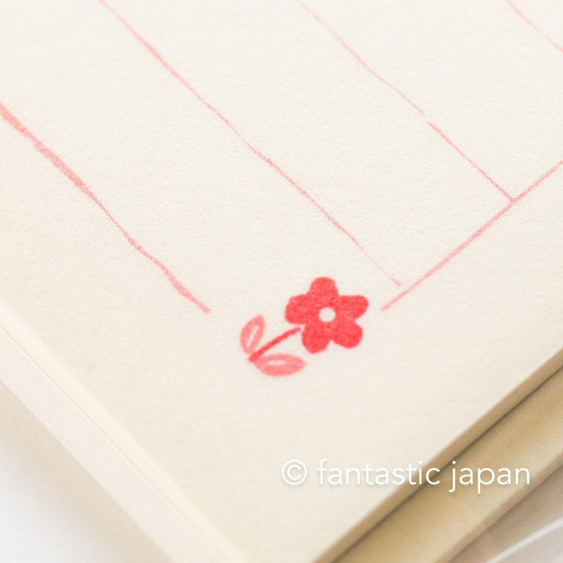 Japanese washi mini writing letter set -bear&