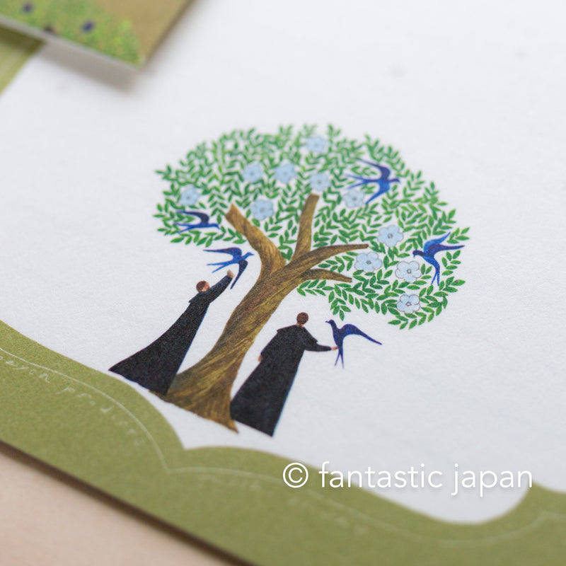 Japanese Letter Set -tree- by nishishuku