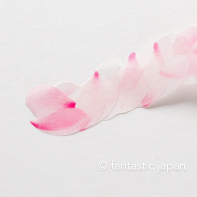 bande Masking Washi Roll Sticker -Cherry blossom petals "dancing"-