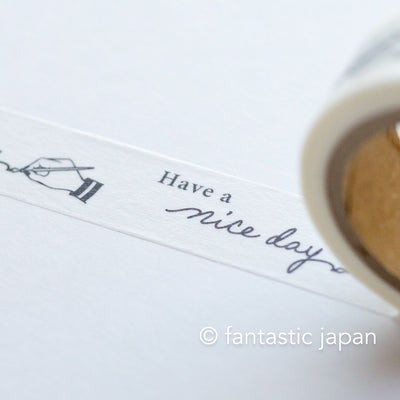 Masking tape -Have a nice day- / KNOOPWORKS / 15mm wide