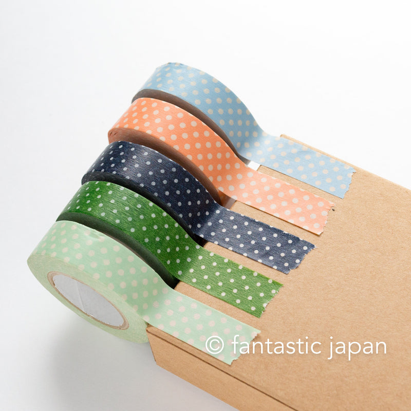 classiky dot washi tape -salmon pink-
