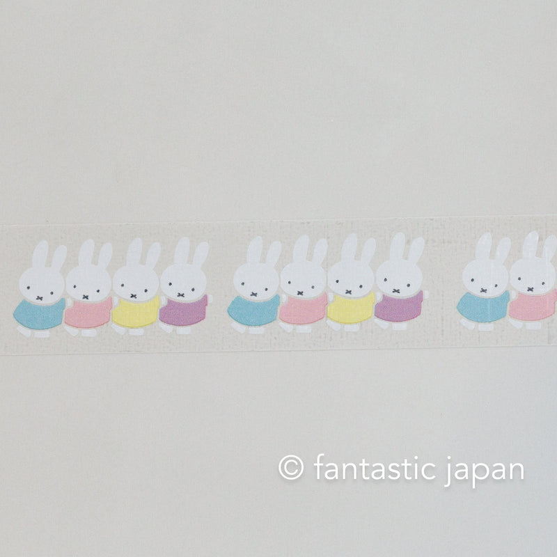 Dick Bruna tearable Clear Masking Tape -fun- /  Miffy doll is not  included