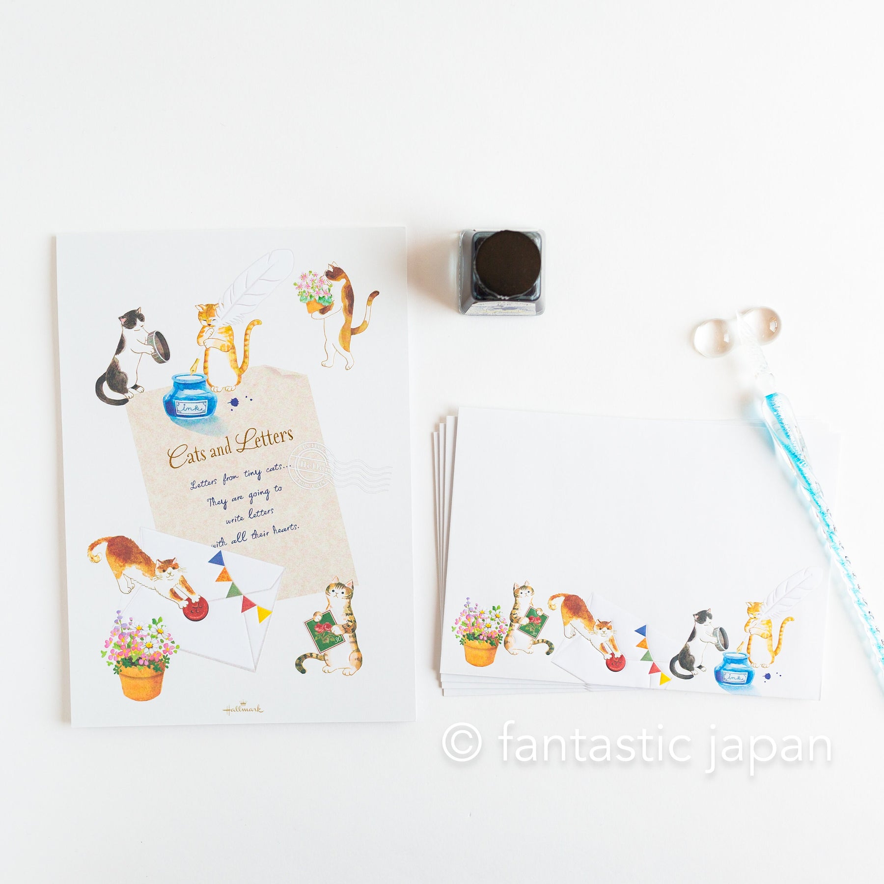 Sample Hallmark Writing Hallmark Writing Letter Pad and Envelopes -Cats abd Letters ...