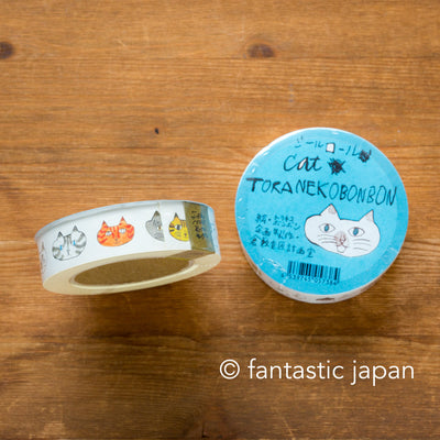 toranekobonbon roll sticker -cat small-