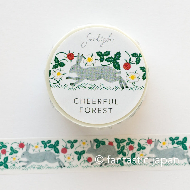 Sotlight Masking Tape -cheerful forest "rabbit"-
