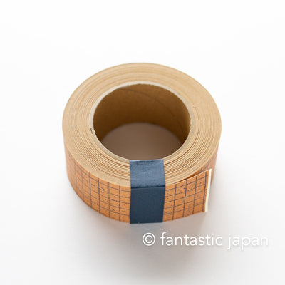 classiky Kraft paper tape -30mm blue square #45213-02-  by Craft Log's