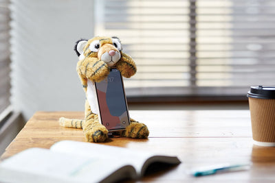 Pencil pouch -POUZOO "tiger"- / animal fluffy pen case