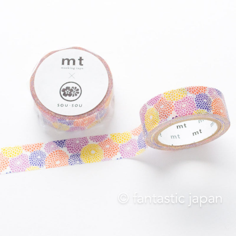 mt washi tape, SOUSOU -chrysanthemum-, MTSOU09