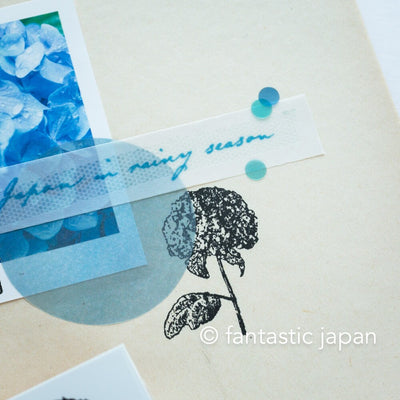 YOHAKU stamp - hydrangea - / S-060