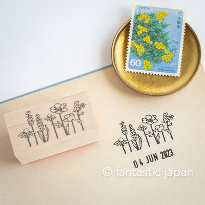Hütte paper works Stamp -spring flowers-