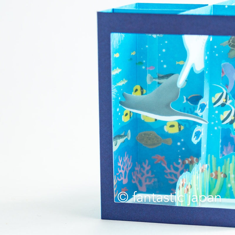 Greeting card  -Summer Aquarium tank-