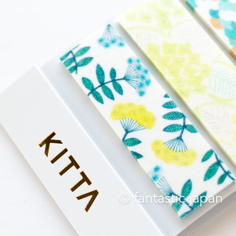 2023 new** KITTA Pre-Cut washi Tape - KITM069 flower8 -