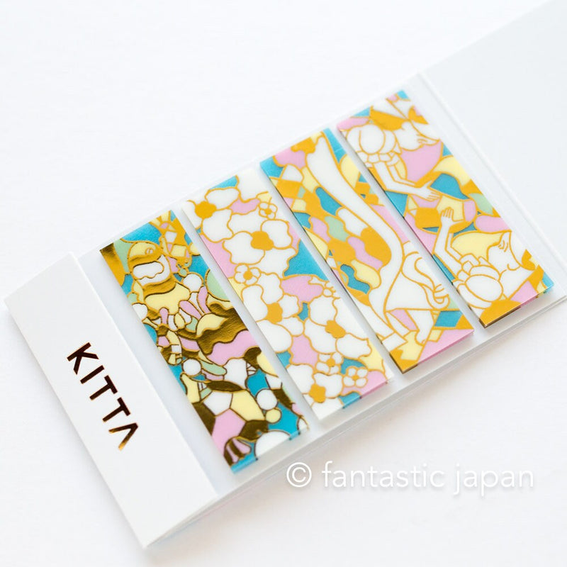 2023 new** KITTA Pre-Cut Clear Tape - KITT002 Stained glass (gold foil) -