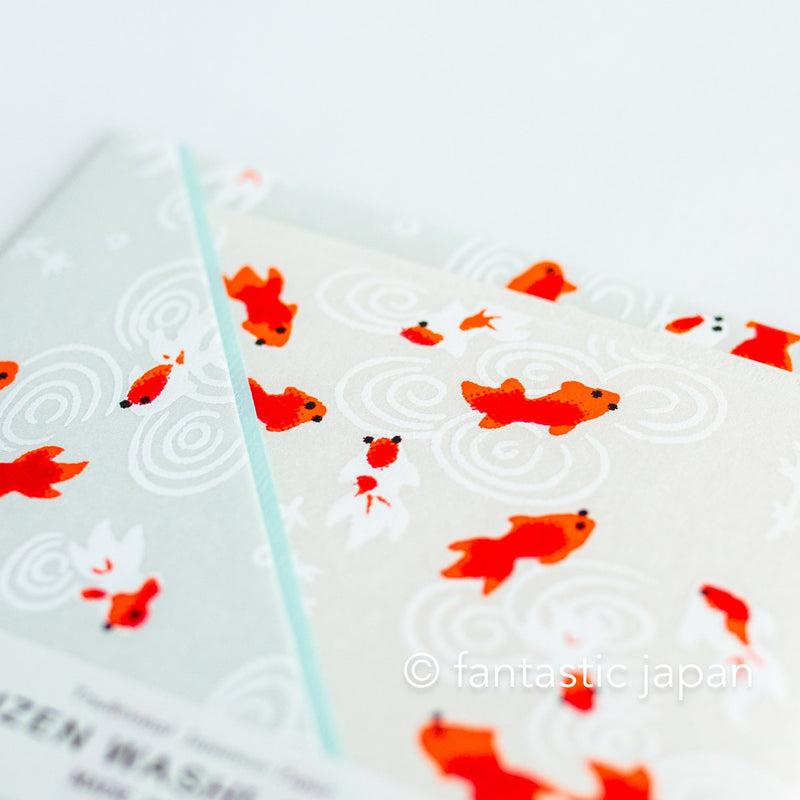 YUZEN washi card -goldfish- /  MONKU HOUSE
