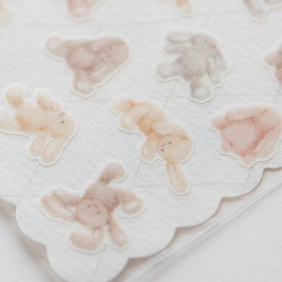 Mind Wave sticker / stuffed toy sticker -little bunny-
