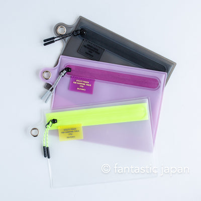 DELFONICS / Inner Carrying semi-translucent Flat Case / pop -black-