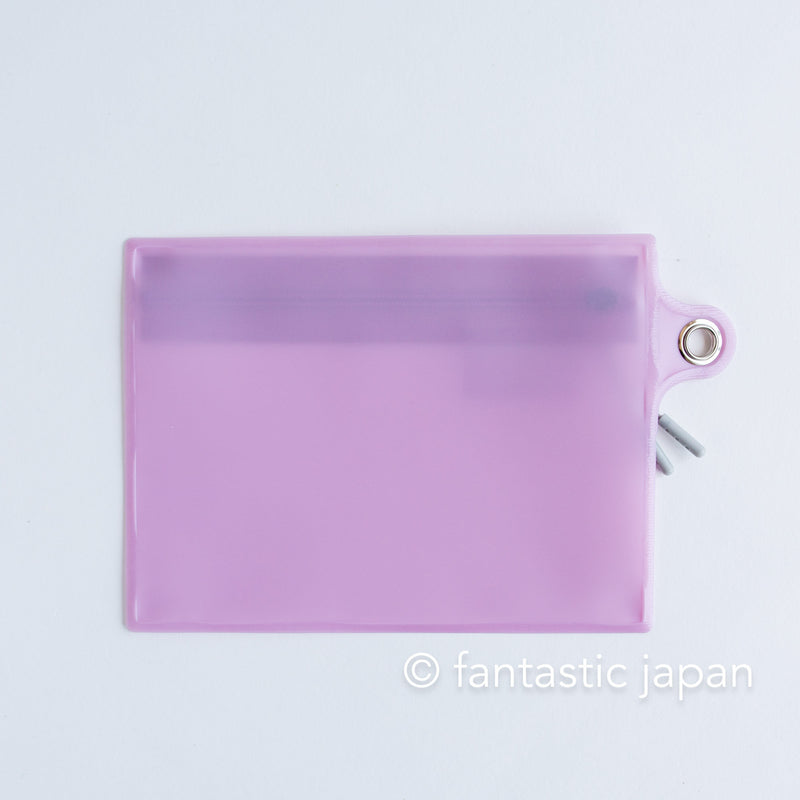 DELFONICS / Inner Carrying semi-translucent Flat Case / pop -purple-
