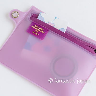 DELFONICS / Inner Carrying semi-translucent Flat Case / pop -purple-
